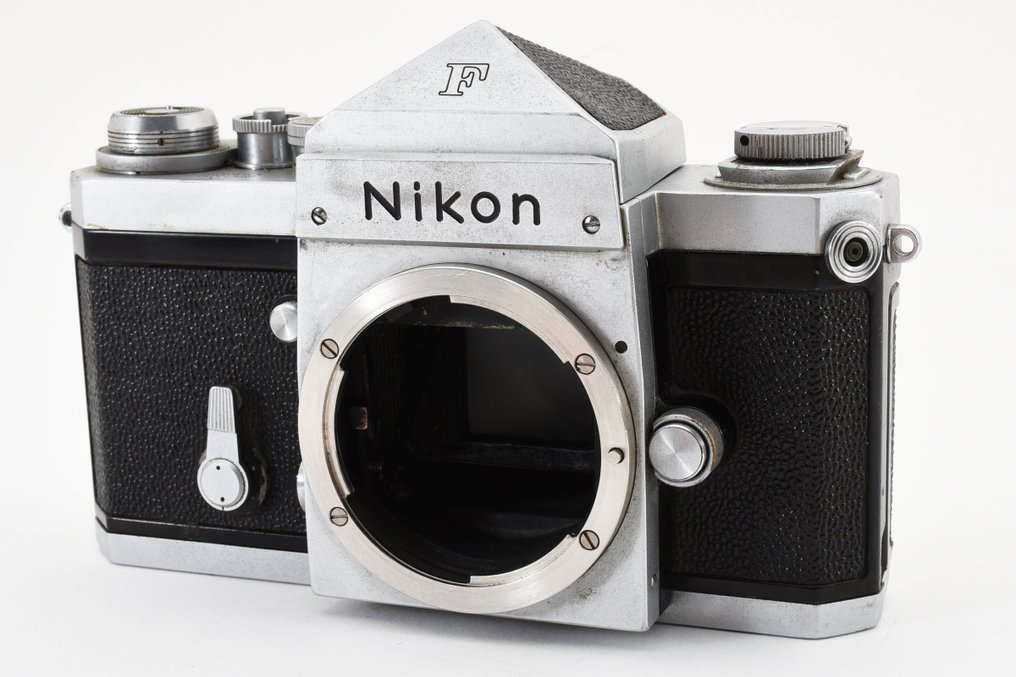 Nippon Kōgaku Nikon F | Eye Level Silver Early Model 35mm SLR Film Camera Body Analogue camera #2.1