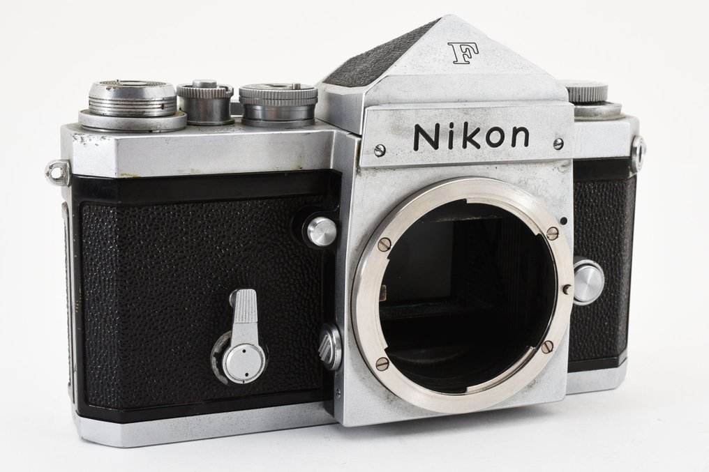 Nippon Kōgaku Nikon F | Eye Level Silver Early Model 35mm SLR Film Camera Body Analoginen kamera #2.2