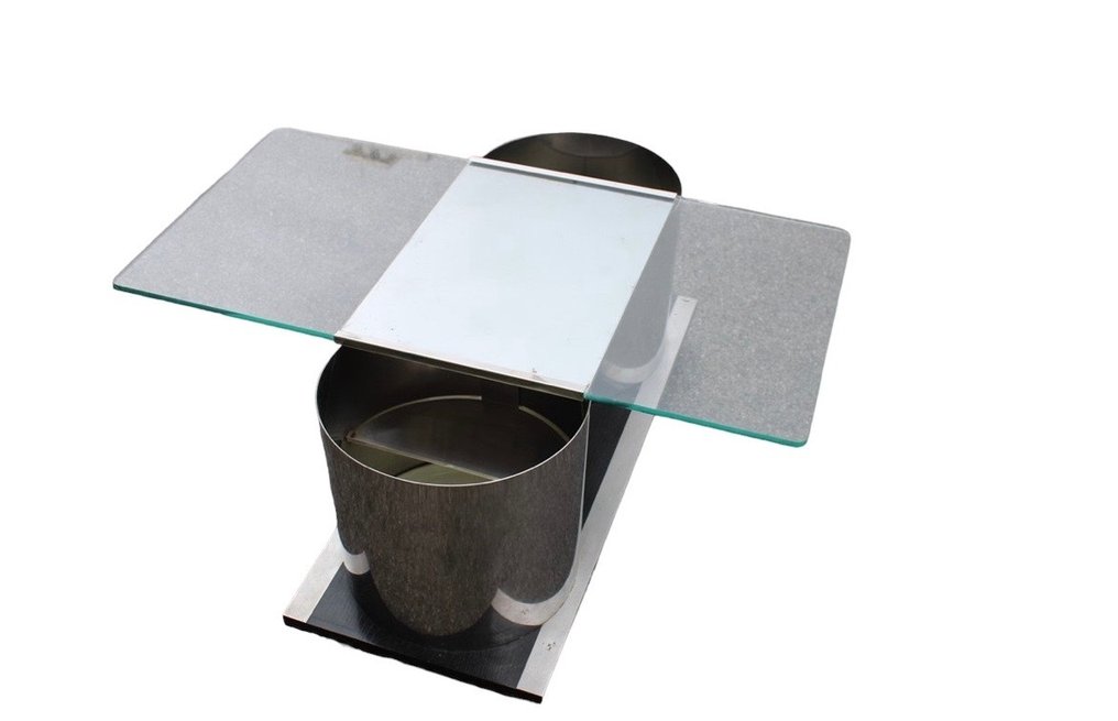 Acerbis - Lodovico Acerbis - Midtstilt bord - Glass #3.2