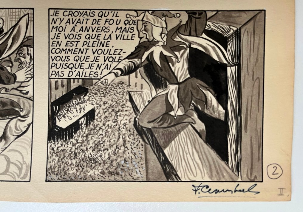 Craenhals, François - 1 Original page - La Légende de Thyl Ulenspiegel - 1949 #2.1