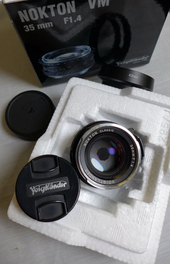 Voigtländer 35mm f/1.4 Nokton VM MC Leica M mount | Lente grande-angular #1.2