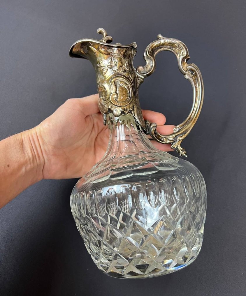 玻璃水瓶 - 水晶, 镀银 #1.2