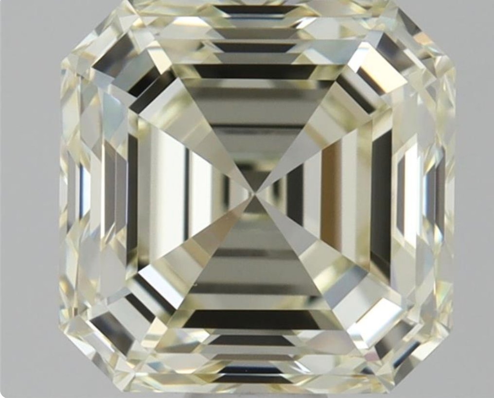 Diamant - 1.05 ct - Asscher - S to T Range - VVS1, Ex Ex #1.1