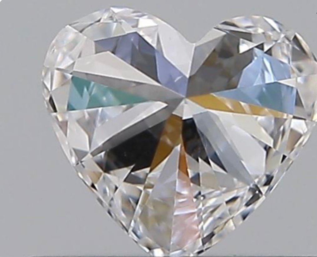 Diamante - 0.40 ct - Brilhante, Coração - D (incolor) - VS1 #2.2