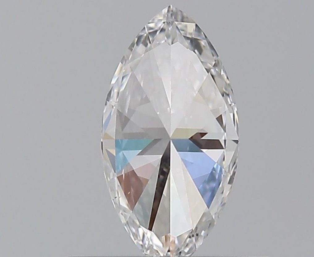 鑽石 - 0.40 ct - 明亮型, 欖尖形 - D (無色) - VS1 #2.2