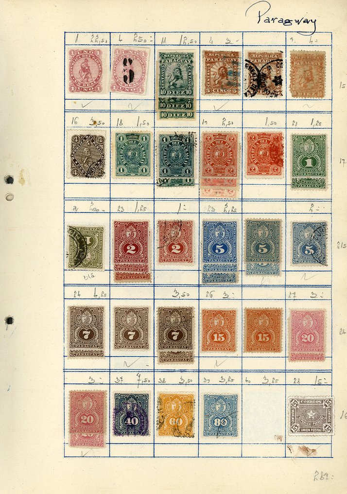 Paraguay 1870/1941 - An impressive old album of Paraguayan stamps #1.1