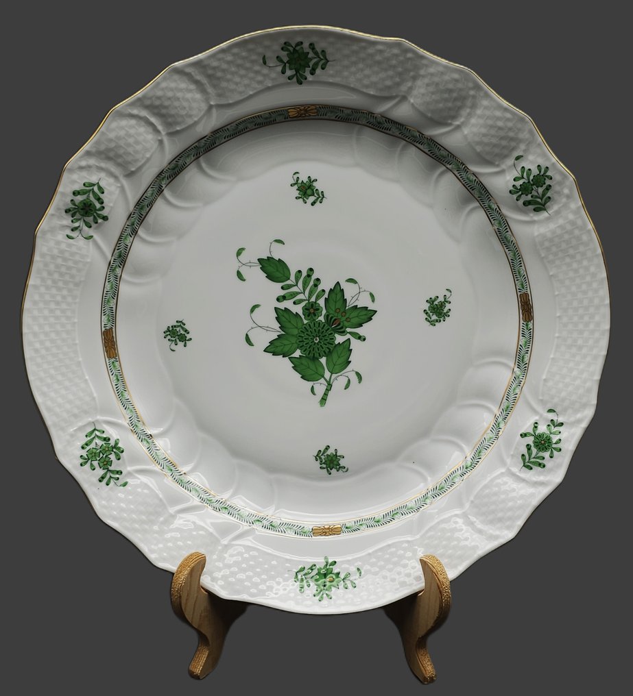 Herend - Fuente - Apponyi Verde - Porcelana #1.1