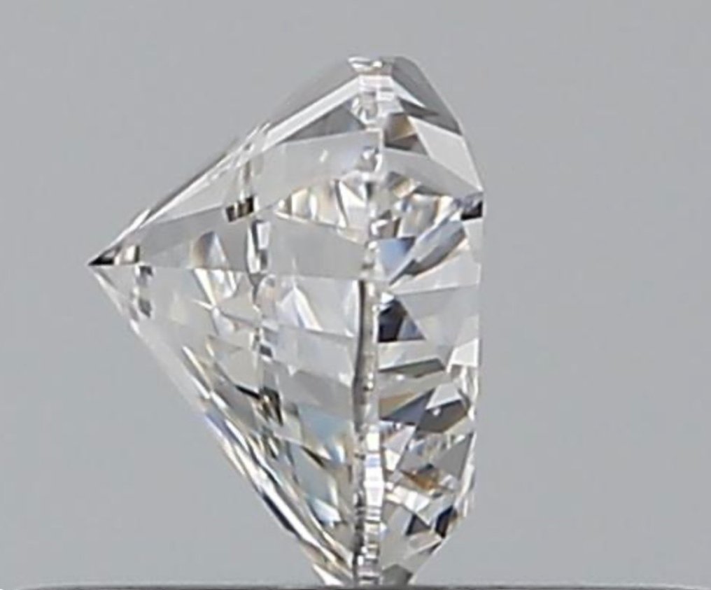 Diamante - 0.38 ct - Brillante, Cuore - D (incolore) - VVS1, Ex Ex #3.1