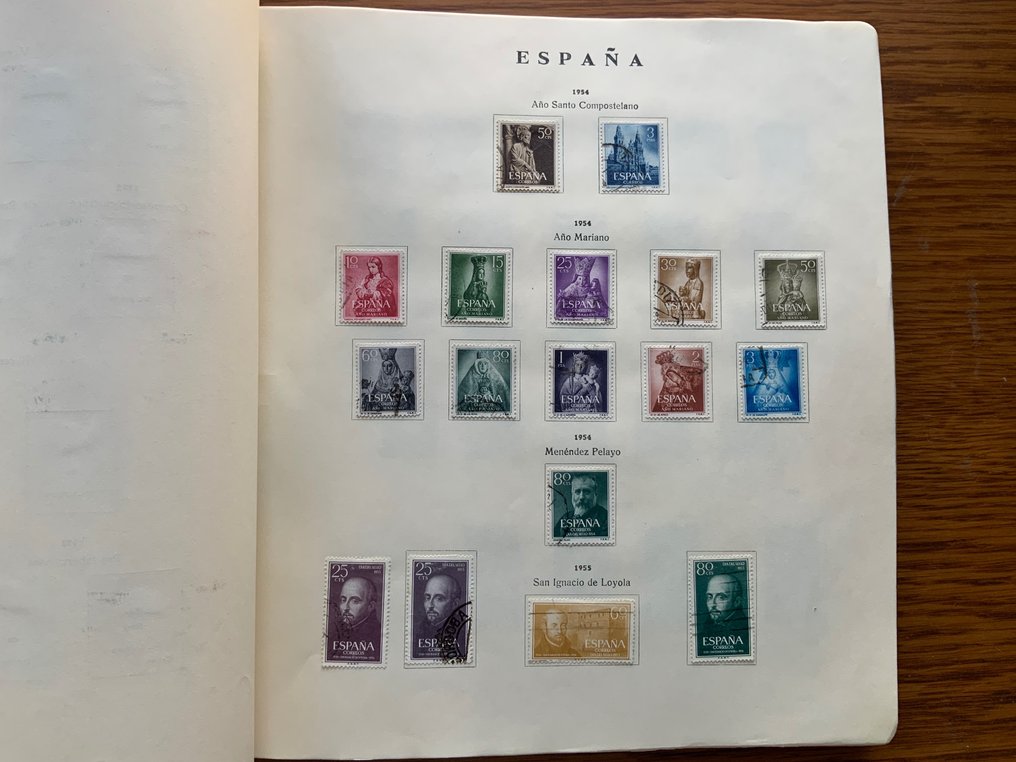 Espanha 1950/2007 - Coleção de selos da Espanha #3.1