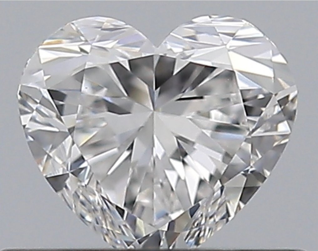 Diamond - 0.50 ct - Brilliant, Heart - E - VVS2 #1.1