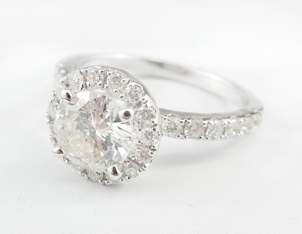 Δαχτυλίδι - 18 καράτια Λευκός χρυσός -  1.20ct. tw. Διαμάντι (Φυσικό) - Διαμάντι #2.1