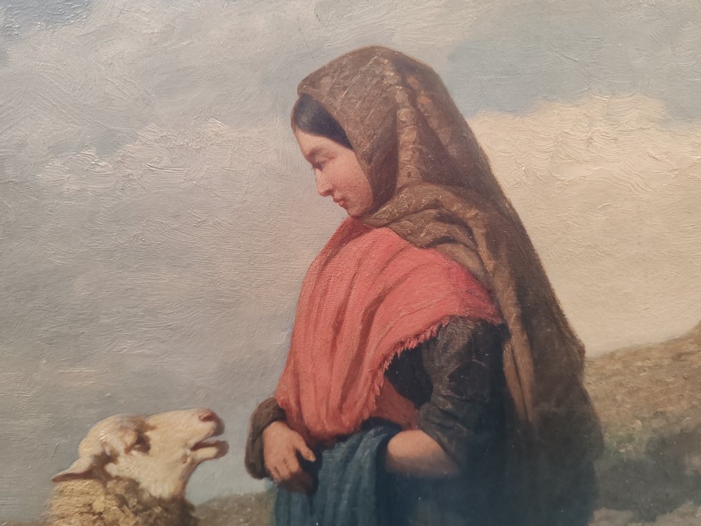 Louis Robbe (1806-1887) - Pastore e pecore #2.2