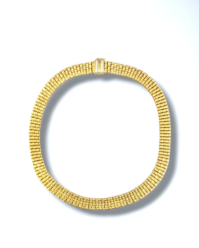 Halsband med hänge - 18 kt Gult guld -  2.16ct. tw. Diamant #2.1
