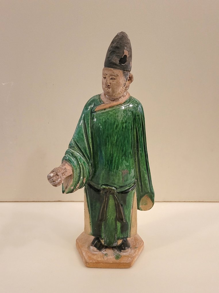 Dignitario - Faïence - Chine - Dynastie Ming (1368–1644) #2.1