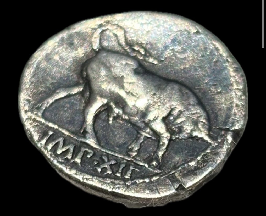 Rooman imperiumi. Augustus (27 eaa.–14 aaj.). Denarius #3.1