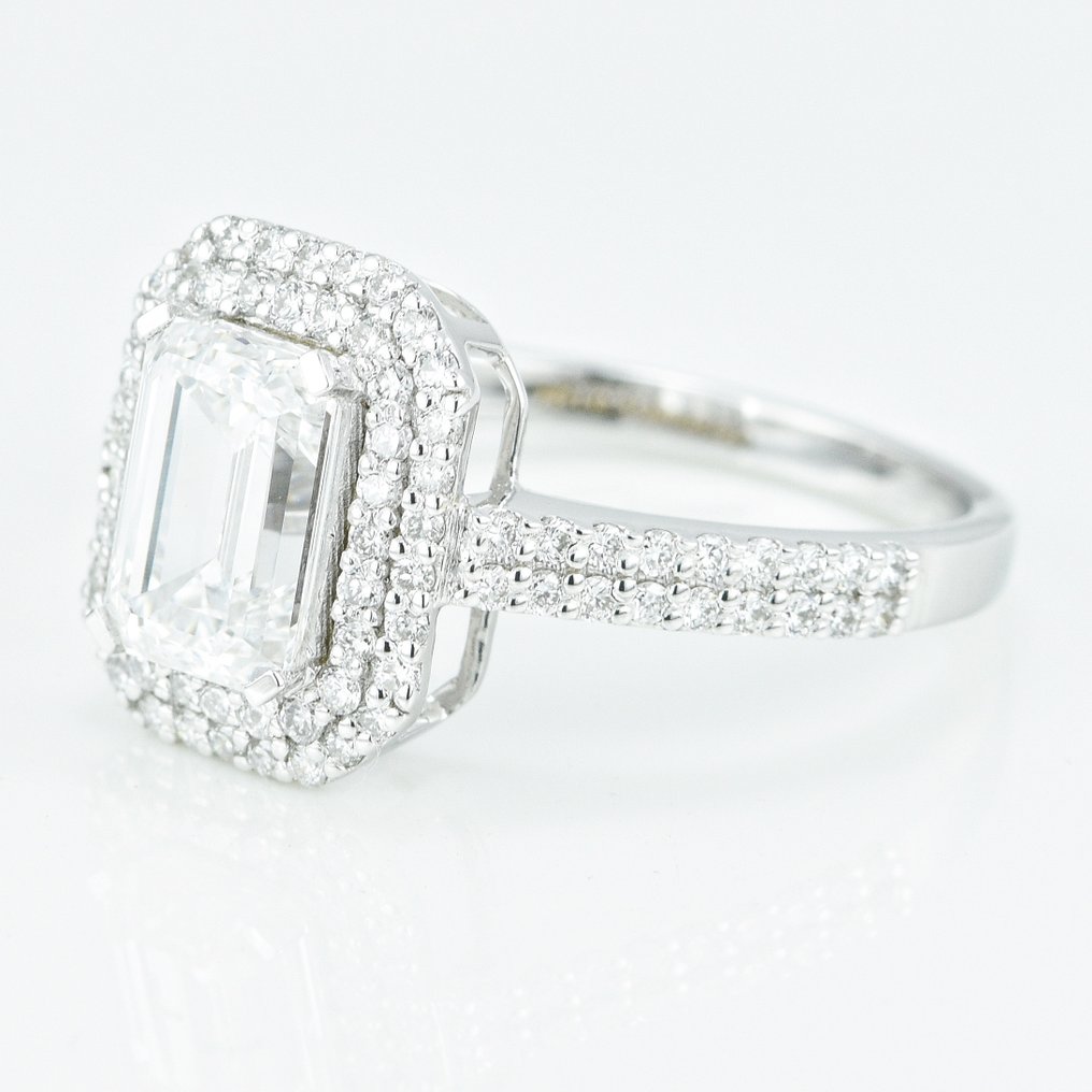 No Reserve Price - Ring - 14 kt. White gold -  2.21 tw. Diamond  (Lab-grown) - Diamond - Engagement Ring #2.1