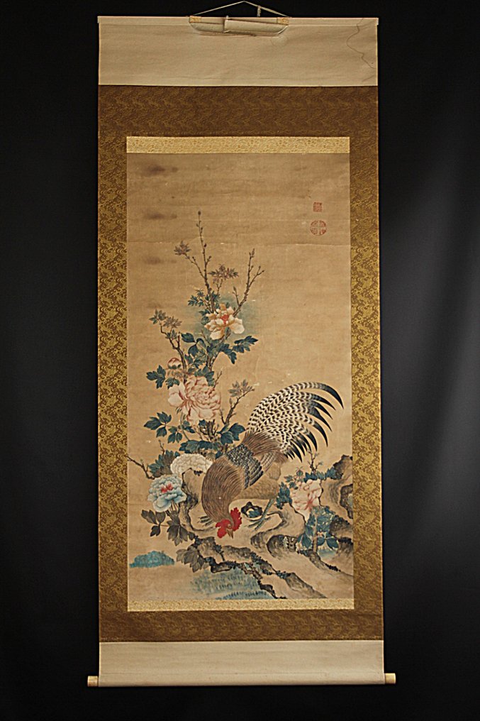 Kacho-ga - With seal 'Itō Jakuchū' 伊藤若冲 - Japán - Edo Period (1600-1868) #1.2