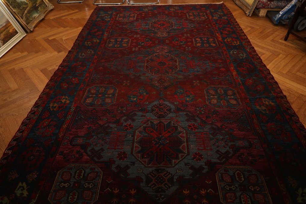 古董安那托利亞漆樹 - 地毯 - 3.7 cm - 2.36 cm #3.2