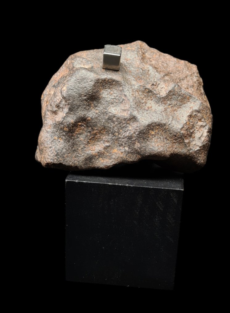 Meteorit condrit neclasificat din Algeria - Înălțime: 10 cm - Lățime: 8 cm - 454.5 g - (1) #2.1