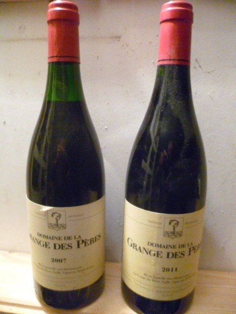 2011 & 2007 Grange des Peres - Languedoc - 2 Flasker (0,75 L) #1.1
