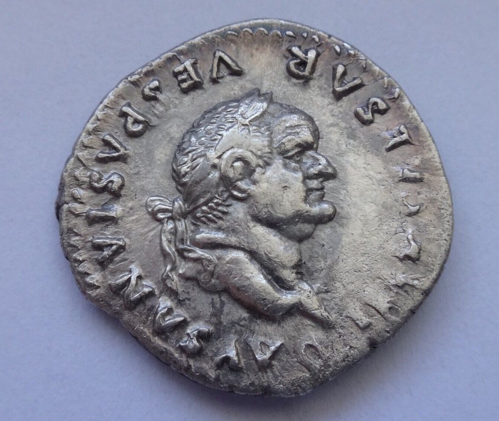 羅馬帝國. 維斯帕先  (AD 69-79). Denarius #2.2
