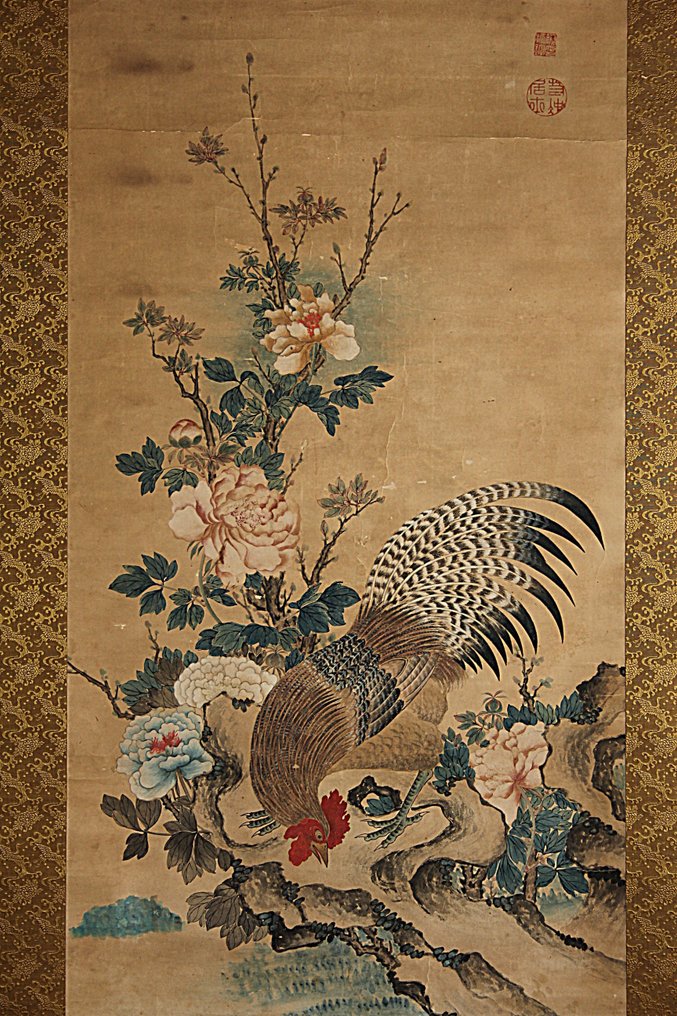 Kacho-ga - With seal 'Itō Jakuchū' 伊藤若冲 - Japán - Edo Period (1600-1868) #2.1