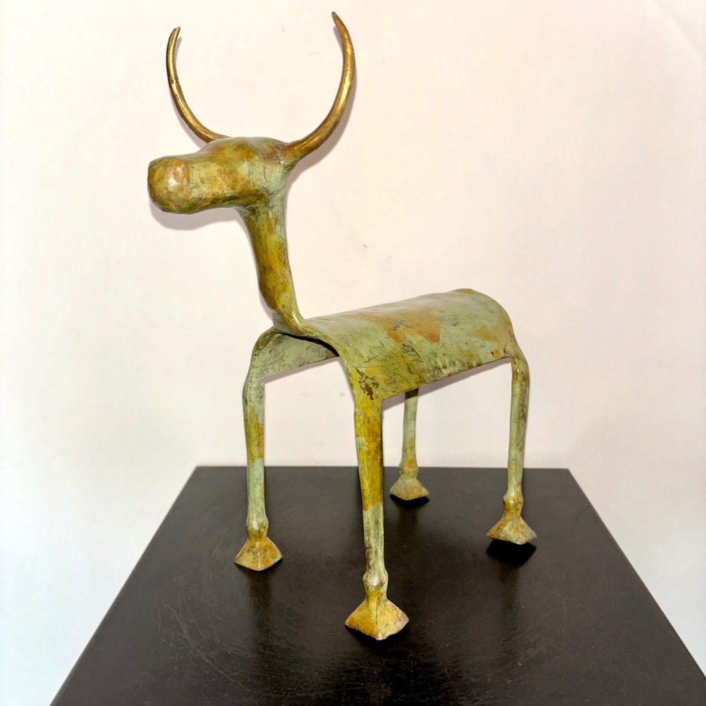 Abdoulaye Derme - Escultura, Meeeuuuuu - 31 cm - Bronce patinado #1.1