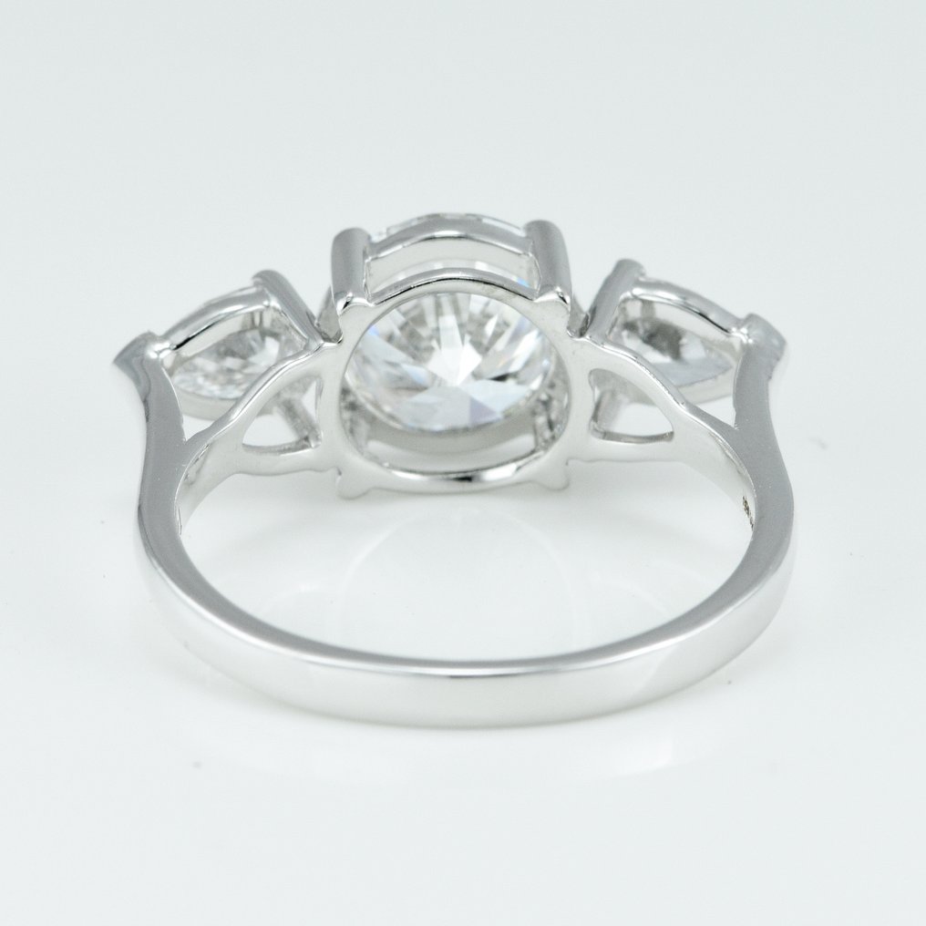Ring - 14 karaat Witgoud -  2.65ct. tw. Diamant  (Lab-grown) - Diamant #1.2