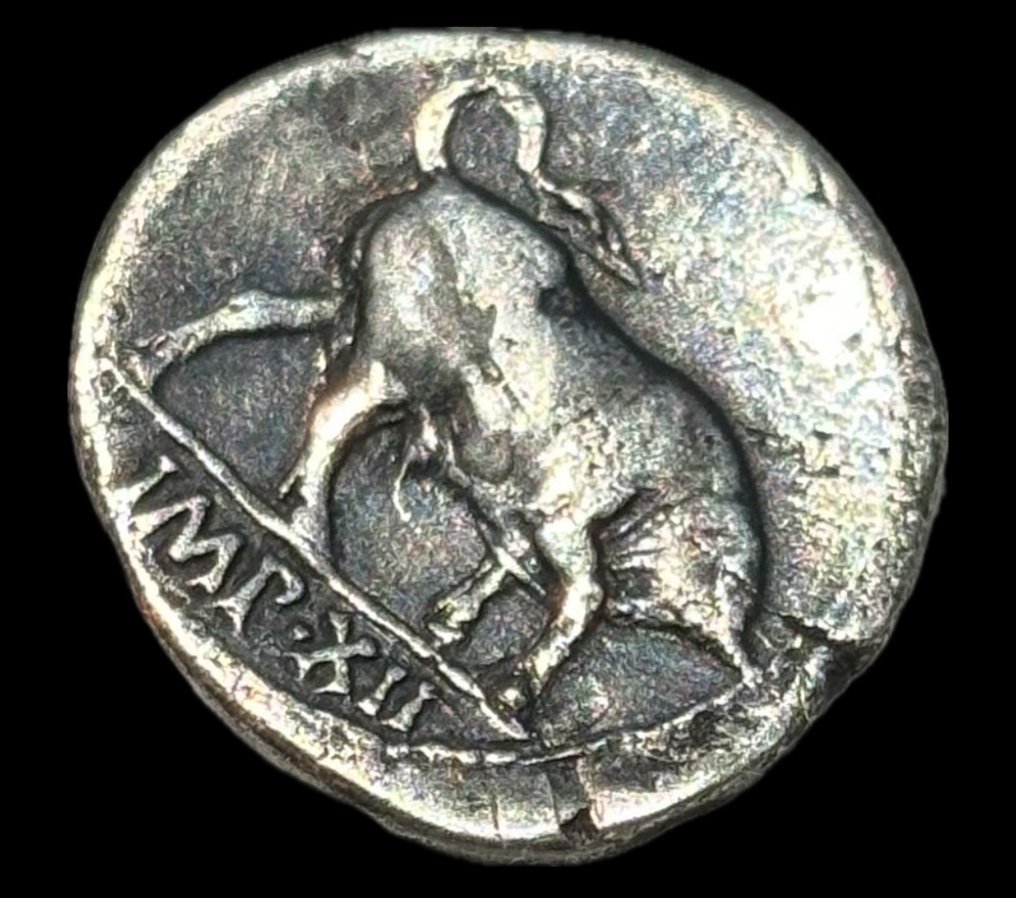 Rooman imperiumi. Augustus (27 eaa.–14 aaj.). Denarius #1.2