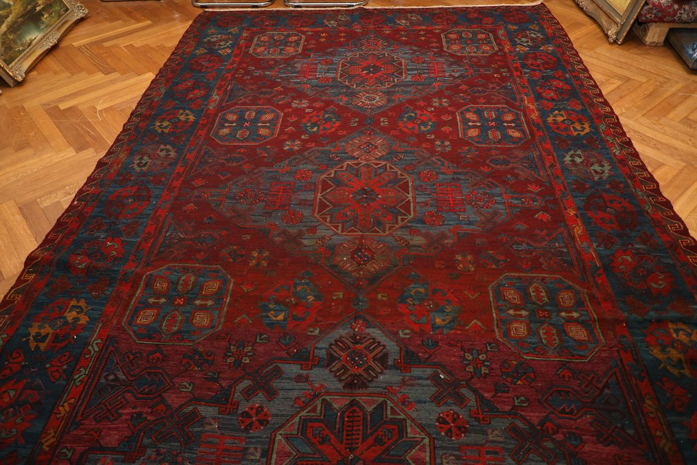 Sumac antigo da Anatólia - Carpete - 3.7 cm - 2.36 cm #1.1