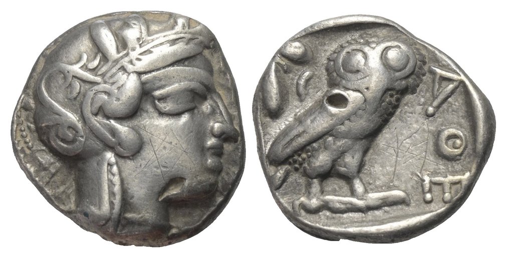 Attika. Athen. Tetradrachme Ca. 454 - 404 v. Chr. #1.1