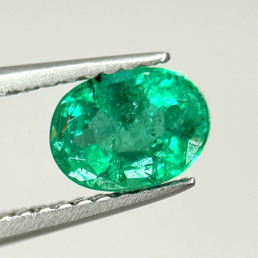 Fine Vivid Green Emerald - 0.87 ct #1.1