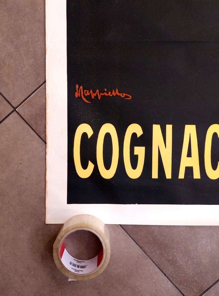 Leonetto Cappiello - Cognac Pellisson 1906 Manifesto originale in 1a edizione #4.3