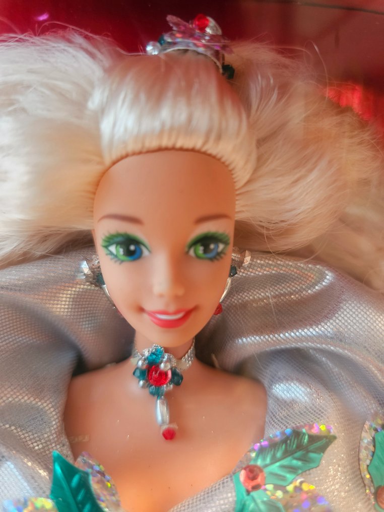 Mattel  - Barbie dukke 1995 Happy Holidays Special Edition with keepsake ornament #2.1