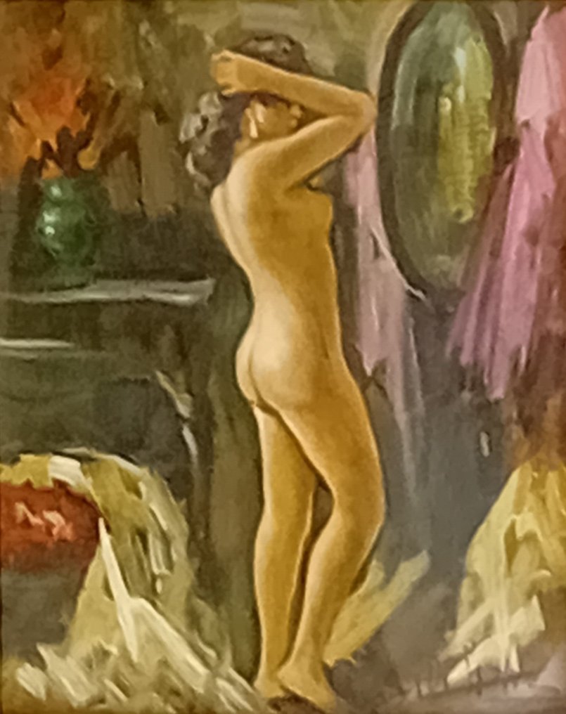 Vito De Pioli (1948) - Figura femminile allo specchio #1.1