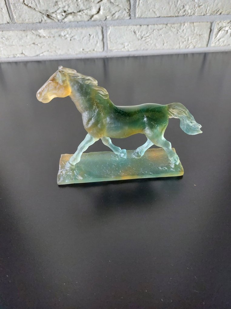Daum - 小塑像 - Daum lopend paard - 水晶 #1.2