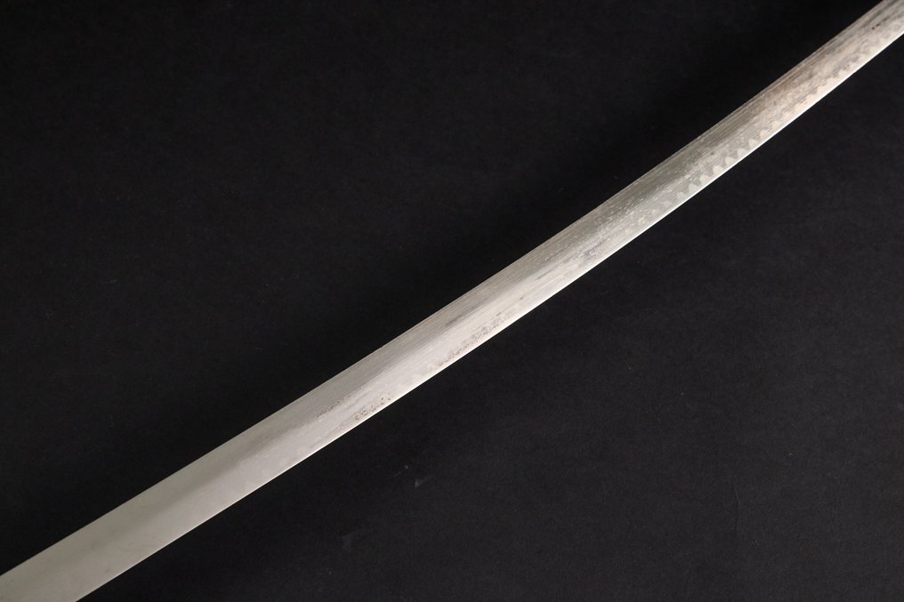 Sword - Japanese Ceremonial Saber with Cherry Blossom Motif - Japan #3.1