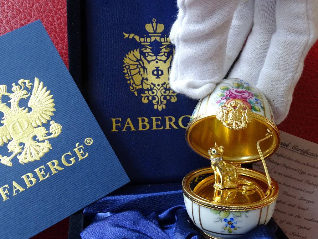 玩具人偶 - House of Faberge - Imperial Egg - Surprise Egg - Boxed -Certificate of Authenticity - 瓷 #1.1