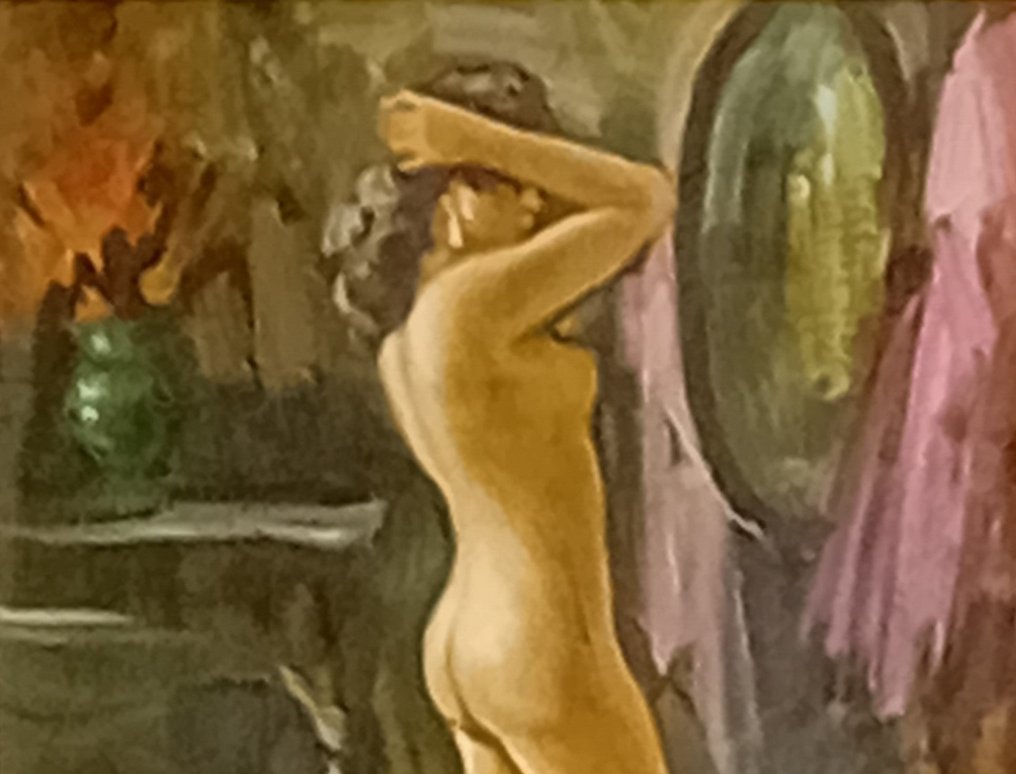 Vito De Pioli (1948) - Figura femminile allo specchio #1.3