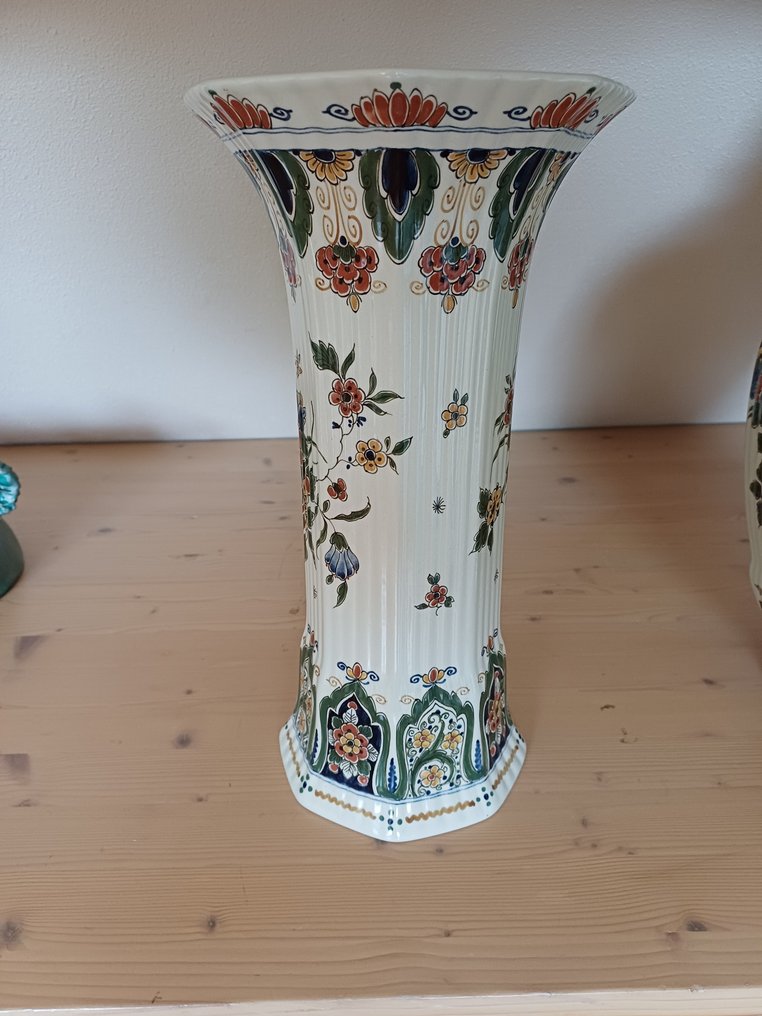 De Porceleyne Fles, Delft - 花瓶 (3)  - 陶器 - 櫃組高61cm #2.2