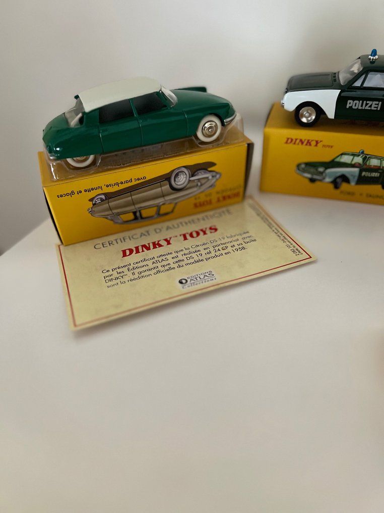 Atlas-Dinky Toys 1:43 - Coche a escala  (10) -10x Models, 2x Panneau de Signalisation + Certificat d’Authenticité #1.2