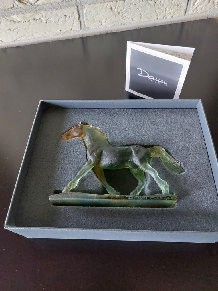Daum - Figurine - Daum lopend paard - Kristall #2.1