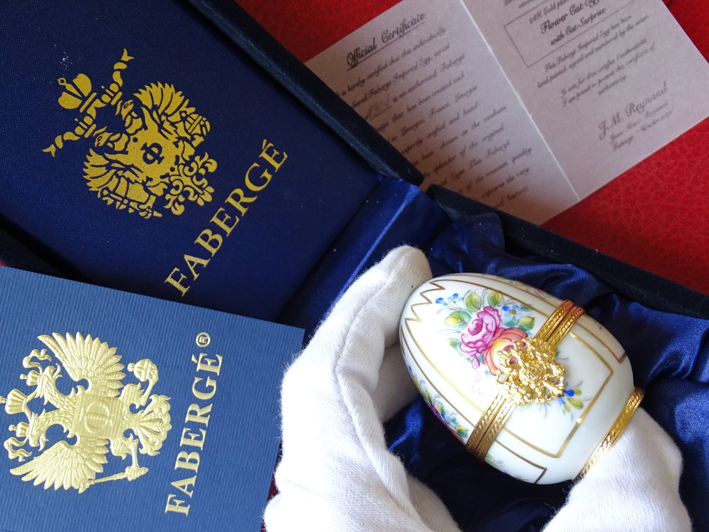 玩具人偶 - House of Faberge - Imperial Egg - Surprise Egg - Boxed -Certificate of Authenticity - 瓷 #3.1