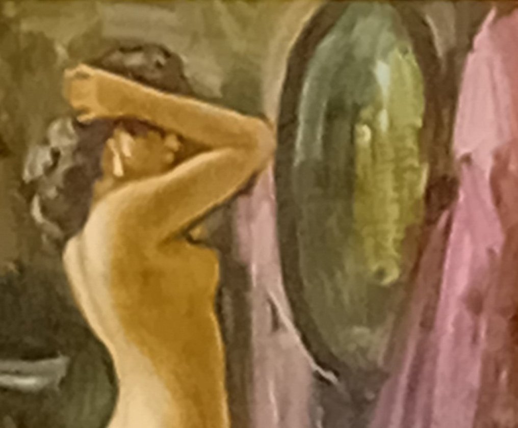 Vito De Pioli (1948) - Figura femminile allo specchio #3.1