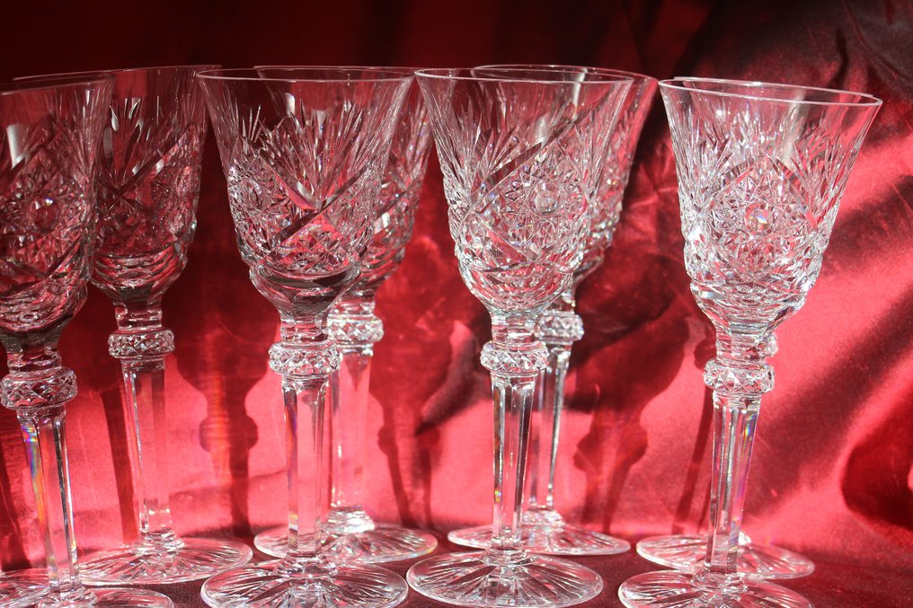 Baccarat - Service en cristal de Baccarat modèle Douai forme 8469 TBE - Flauta de champanhe (32) - Cristal #2.2