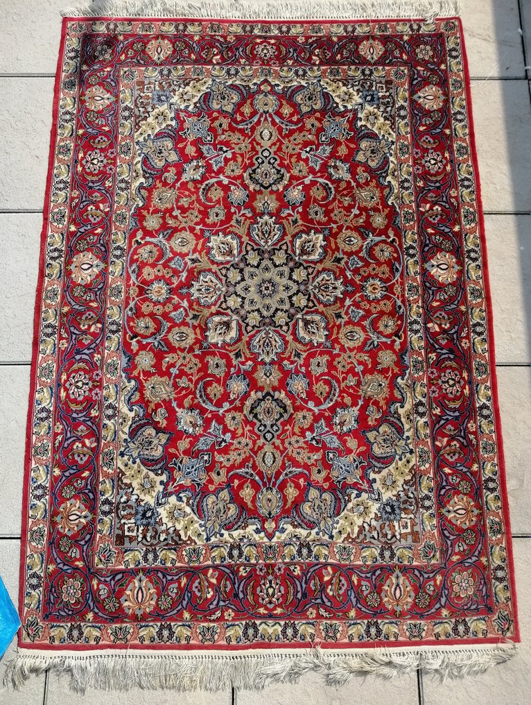 伊斯法罕 1900 年代初丝绸 - 小地毯 - 173 cm - 111 cm #2.1