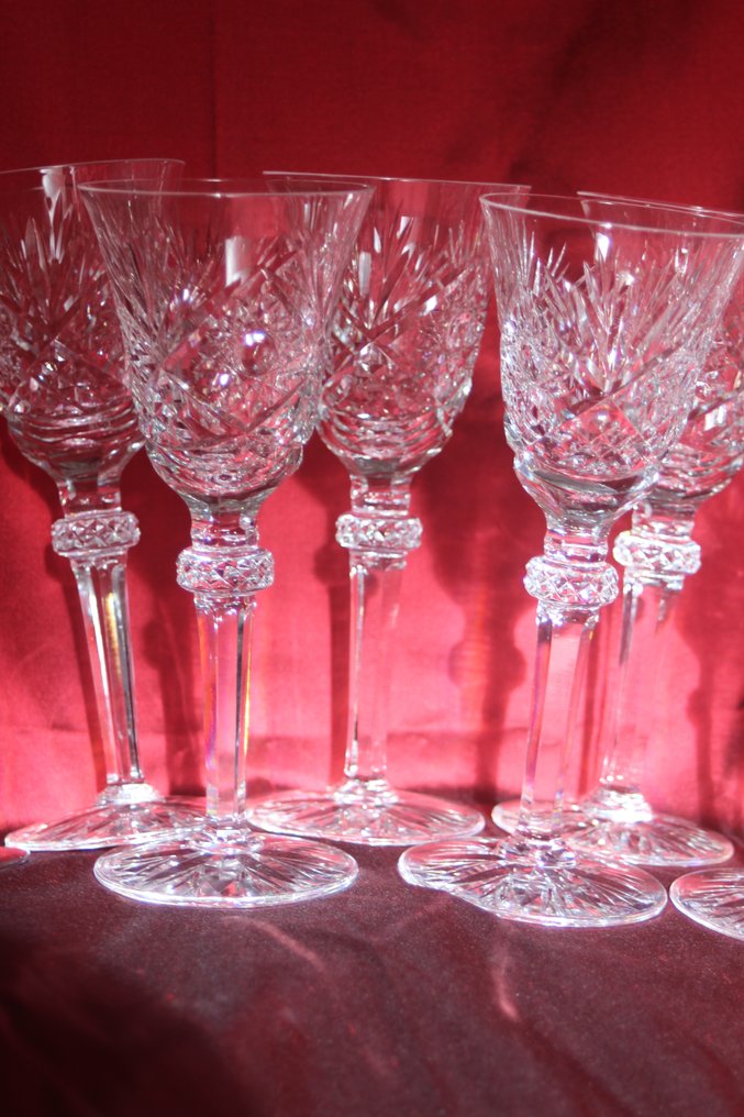 Baccarat - Service en cristal de Baccarat modèle Douai forme 8469 TBE - Flauta de champanhe (32) - Cristal #3.1