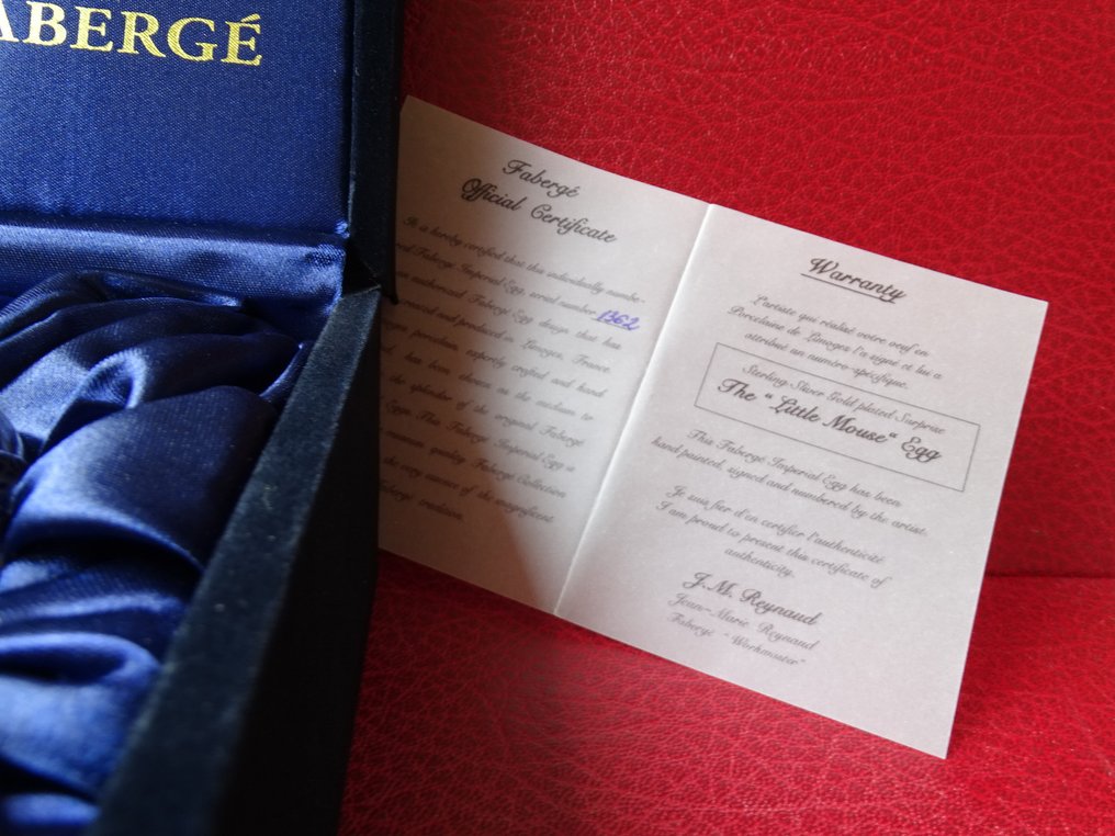 玩具人偶 - House of Faberge - Imperial Egg - Surprise Egg - Boxed -Certificate of Authenticity - 瓷 #3.2