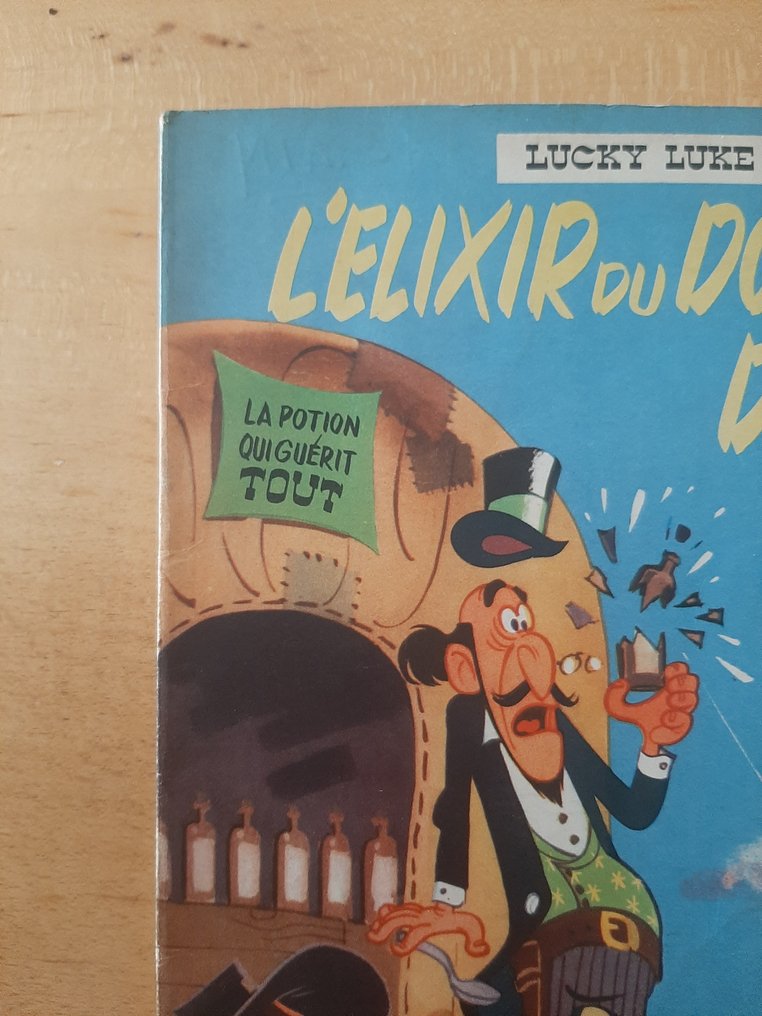 Lucky Luke T7 - L'Élixir du Docteur Doxey - B - 1 Album - Første belgiske utgave - 1955 #2.1