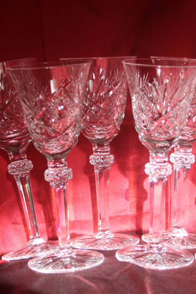 Baccarat - Service en cristal de Baccarat modèle Douai forme 8469 TBE - Flauta de champanhe (32) - Cristal #3.2